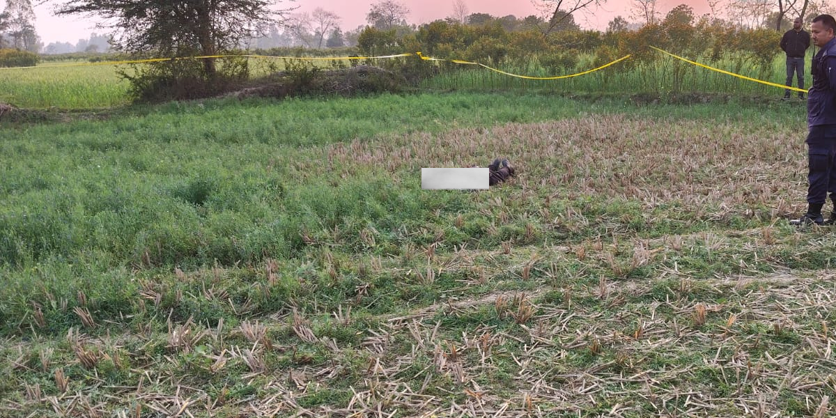 धनुषामा २० वर्षीय युवकको घाँटी रेटेर हत्या